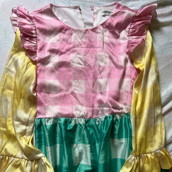 TWISTED WUNDER GINGHAM SMOCK DRESS - Picture 3 of 4